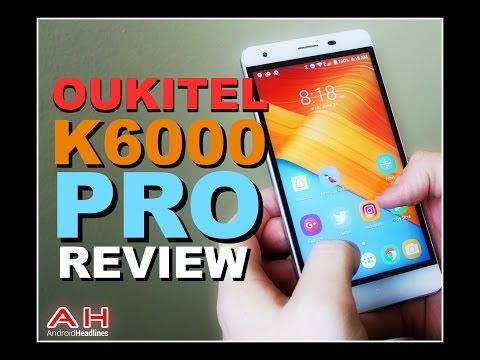 Oukitel K6000 Pro Android Smartphone Review