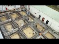 how to build concrete foundation beams iron according to standards iso international