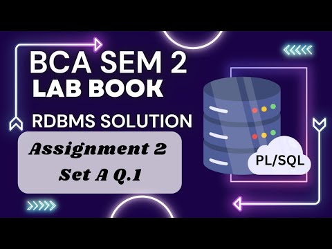 rdbms solved assignment