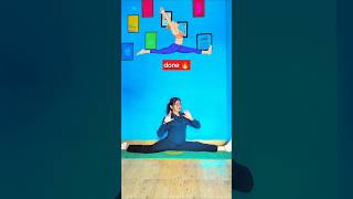 full split tutorial ✅. #viral #trending #fitness #yoga #short #yt #yogae #challenge