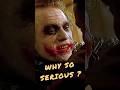 'why so serious?' from the movie the dark knight (2008)