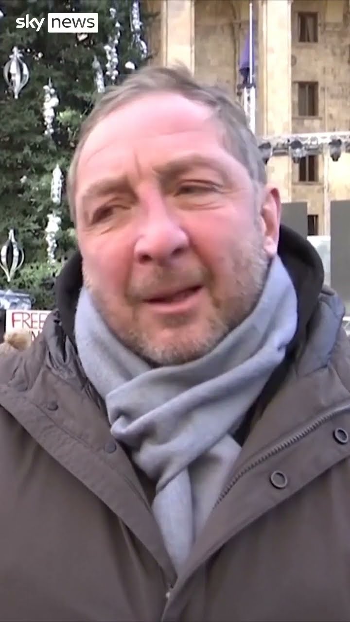 Protesters mock new Georgian president