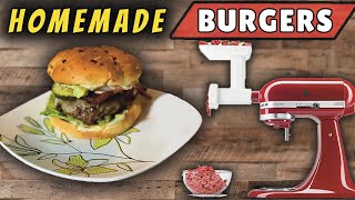Homemade Burgers with Kitchen Aid