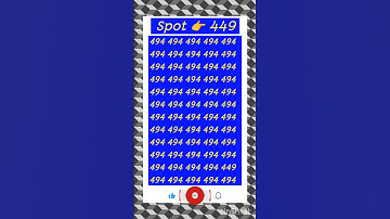 Only 1 Number is Different — Can You Spot It Before Time’s Up? #jqmath #shorts #fyp #fypyoutube #gk