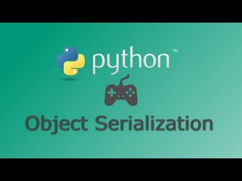PGS #02 Python Serializing Objects - save and load objects using pickle