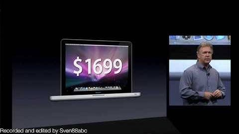 Apple WWDC 2009 Keynote - MacBook line-up refresh (part 1)