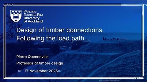 Timber Connection Design