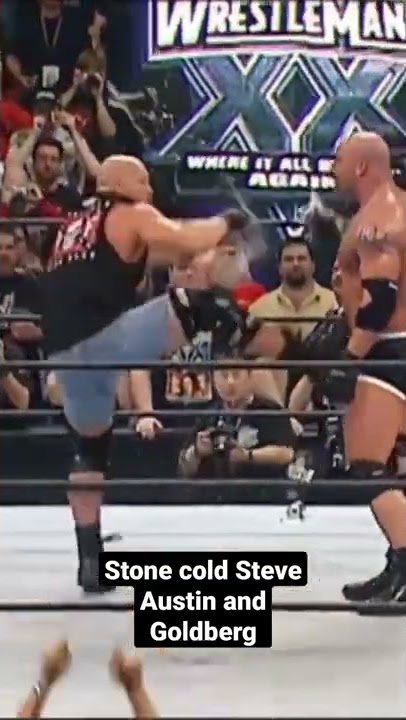 Stone cold Steve Austin and Goldberg#shorts .