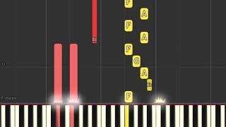 Video thumbnail of "IT Soundtrack: Beverly (Piano sheet & Synthesia)"