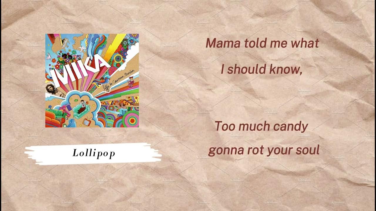 MIKA - Lollipop (En/Lyric) - YouTube