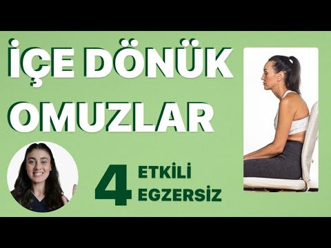 YUVARLAK OMUZ İÇİN EN ETKİLİ 4 EGZERSİZ / OMUZLARIN İÇE BAKMASI - FİZYOTERAPİST PAKİZE