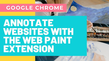 Install the Web Paint Extension for Google Chrome