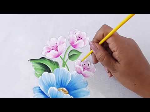 Pintura Hojas y Flores