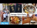 Finally our europe visa partysummer busy morning routineweight lose breakfast recipe