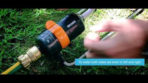 How to Set Up the Holman Oscillating Sprinkler