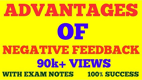 ADVANTAGES OF NEGATIVE FEEDBACK || NEGATIVE FEEDBACK AMPLIFIER || WITH EXAM NOTES ||
