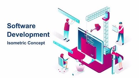Software Development - Isometric Concept After Effects Templates
