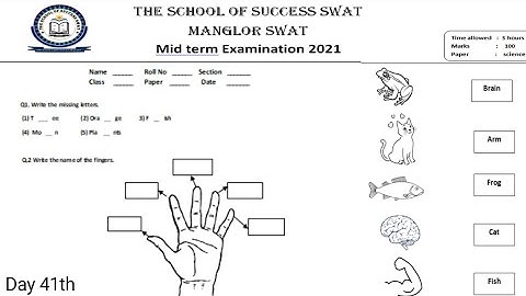 How to Create Science Paper for Class Nursery/KG in Ms Word. | Technical Rehan Haidar