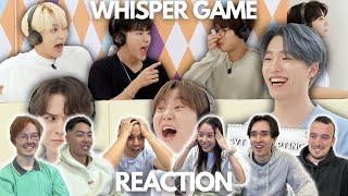 SEVENTEEN attempting to play the whisper game (and failing) REACTION!!