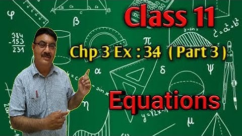 Class 11 | Maths Sindh Karachi Board | Chapter 3, Ex : 3.4 | Part 3 | Lecture no. 7 || By SIR SHAHID