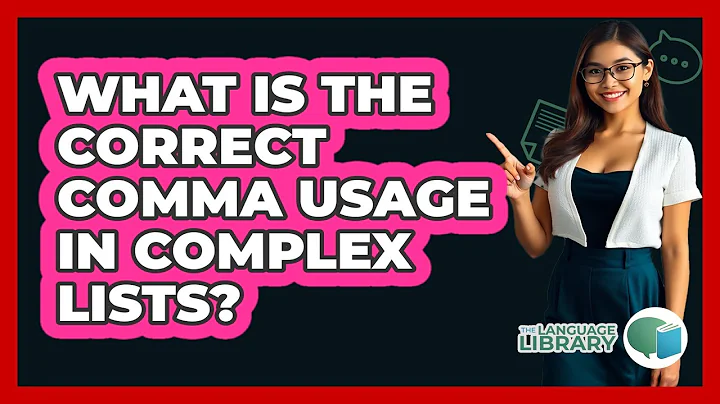 What Is The Correct Comma Usage In Complex Lists?