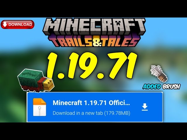 Everything New In Minecraft PE 1.19.71 Official Update, Minecraft 1.19.71