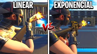 LINEAR vs EXPONÊNCIAL! QUAL é mais ADEQUADA? (TODAS as VANTAGENS e DESVANTAGENS) - Fortnite