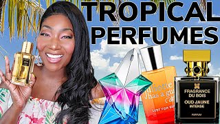 TROPICAL FRUITY/ FLORAL FRAGRANCES FOR SUMMER AND TROPICAL ISLAND VACATIONS 🏝 PERFUME FOR WOMEN 2023