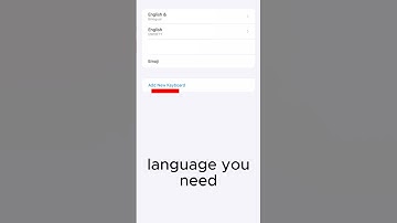 How to Change Keyboard Language on iPhone!  #shortvideo #smartphone