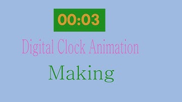 Digital Clock Animation