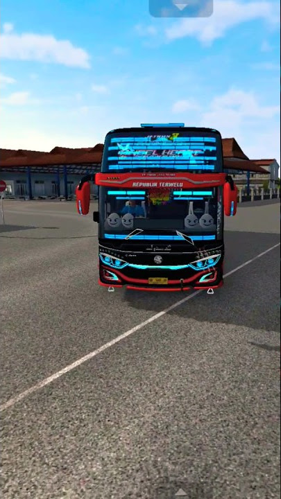 TELOLET BASURI ANGEL HEART PAKISTAN X PINGUIN VERSI KEBALIK#basuri #bus #shorts #short #bussid