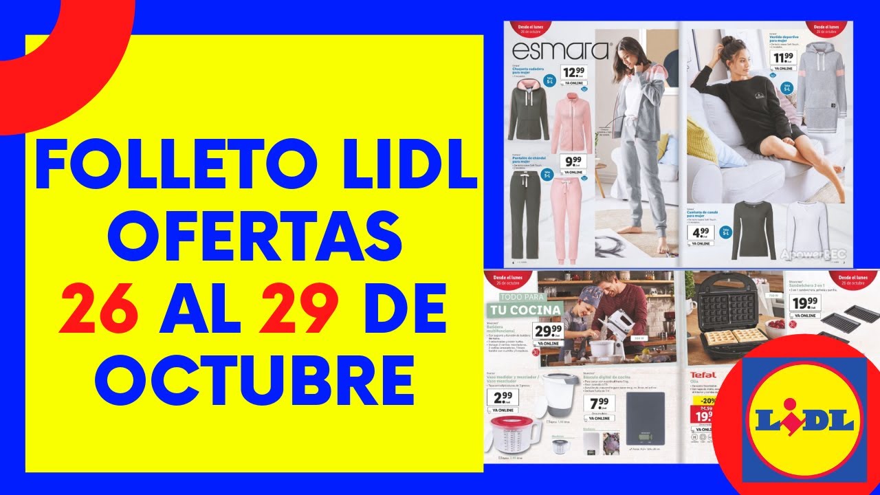 LIDL OFERTAS esta semana [ HOGAR Y COCINA ] Folleto 26 29 Octubre 2020 - YouTube