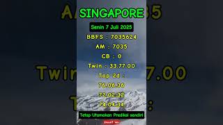 PREDIKSI SGP 7 JULI 2025 | BOCORAN TOGEL SGP HARI INI | RUMUS EKOR SGP HARI INI