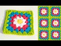Most Beautiful Granny Square You Can Crochet Today | Super Easy Method!