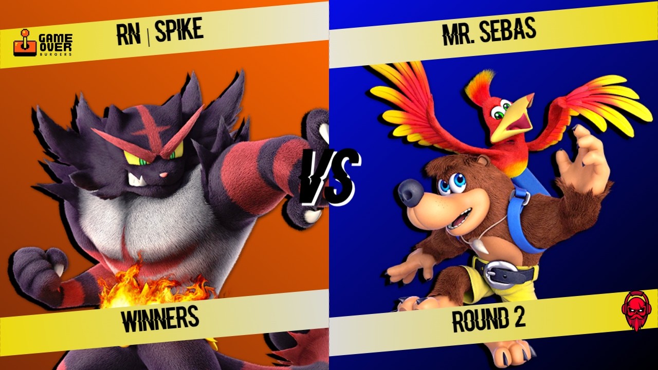 GAME OVER ROUND 1 WR2 - Spike (Incineroar) Vs. Mr. Sebas (Banjo) Smash Ultimate - SSBU