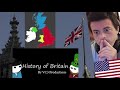 American Reacts to History of Britain in 20 Minutes