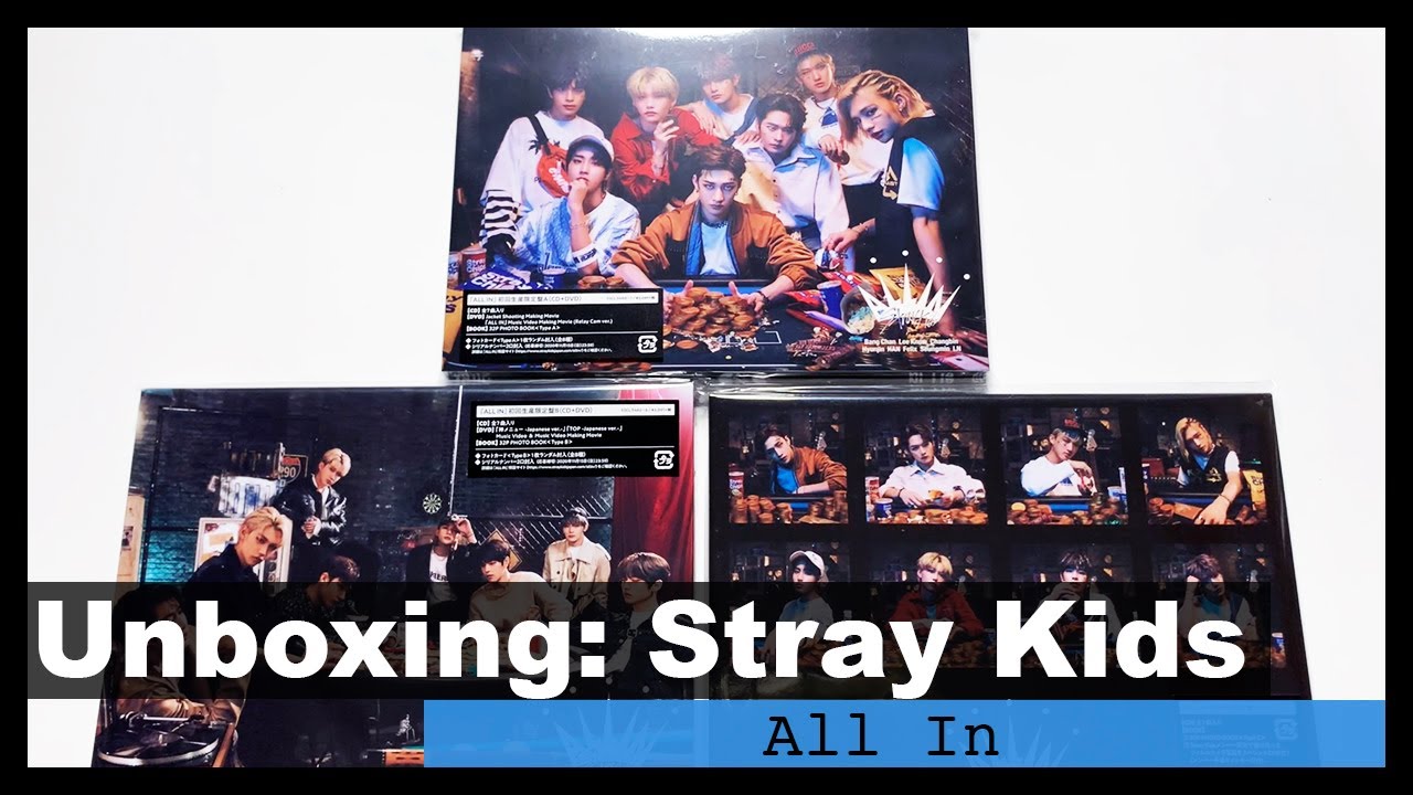 UNBOXING Stray Kids (스트레이 키즈) - All In - YouTube