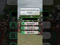 which country has no army?#quiz #knowledgequiz #triviatricks #facts #education #mindbendingquiz