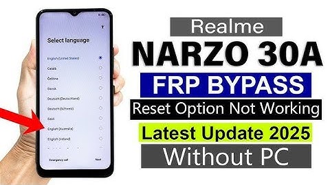 Realme Narzo 30A FRP BYPASS without pc Android 14 easy method 2025💖💖