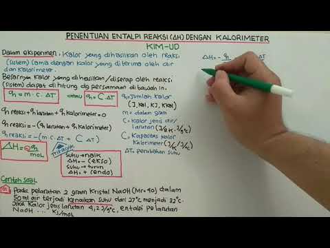 PENENTUAN ENTALPI REAKSI DENGAN KALORIMETER