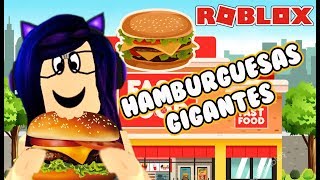 ESCAPA DE LA HAMBURGUESA GIGANTE EN ROBLOX | NEW* Escape a Giant Burger Obby | Kori