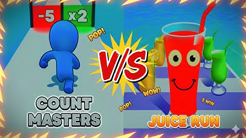 Count Masters (+10,000) VS Juice Run (MAX LEVEL) ⚡ BIGGEST BATTLE!