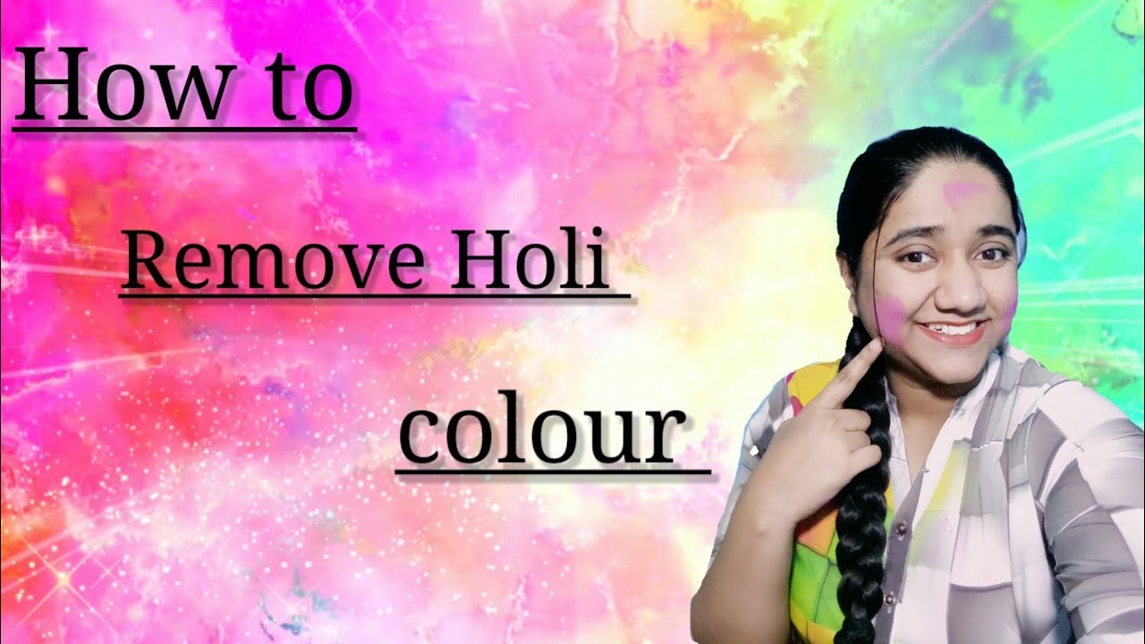 how to remove holi colour from shoes