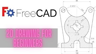 2D drawing in FreeCAD screenshot 4