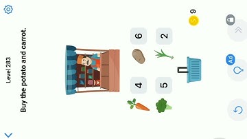 Easy Game Level 283 || Buy The Potato And Carrot.