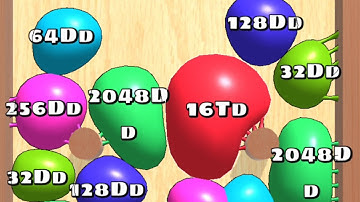 Blob Merge 3D - New Tredecillion Level Up Satisfying ASMR Gameplay ( Cube Arena 2048 )