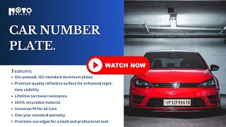 Car Number Plate High-Quality & Custom Design Best Car Number Plates 2025