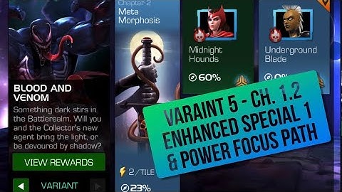 Variant #5 Ch. 2.1 - vs Symbioid, Cyclops, Vision Arkus, Scarlet Witch | MCOC | Back Issues
