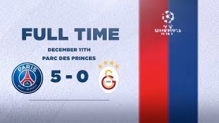 Paris Saint-Germain 5-0 Galatasaray
