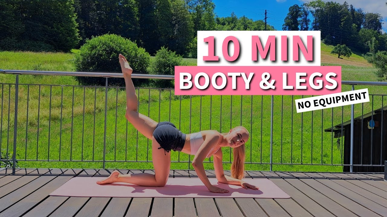 10 MIN BOOTY & LEGS - no equipment - YouTube